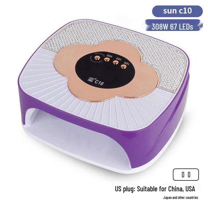 256W High Power UV/LED Dual Light Nail Curing Lamp