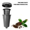 1/2/4pcs Reusable K-Cup Filter Brew Coffee Tea Refillable Coffee Filters Mesh 43ml Coffee Reusable Pods for Keurig Coffee Maker