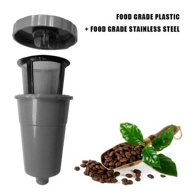 1/2/4 unidades Filtro K-Cup Reutilizável Prepare Café Chá Recarregável Filtros de Café Malha 43ml Cápsulas Reutilizáveis de Café para Cafeteira Keurig