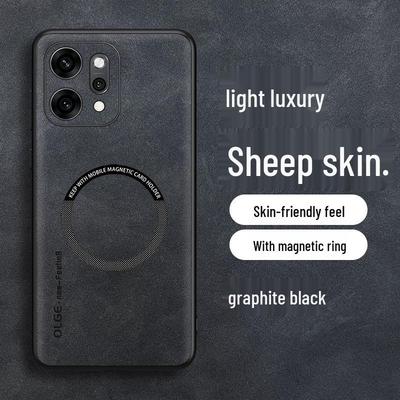 OPPO Reno14Pro Sheepskin Magnetic Case with Charging Ring