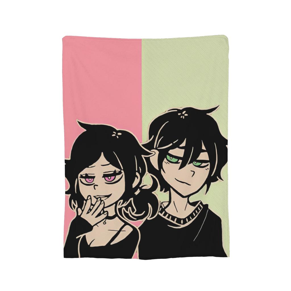 Ashley and Andrew Velvet Throw Blankets The Coffin of Andy and Leyley Modern Blanket for Bed Couch Super Warm Bedroom Quilt,