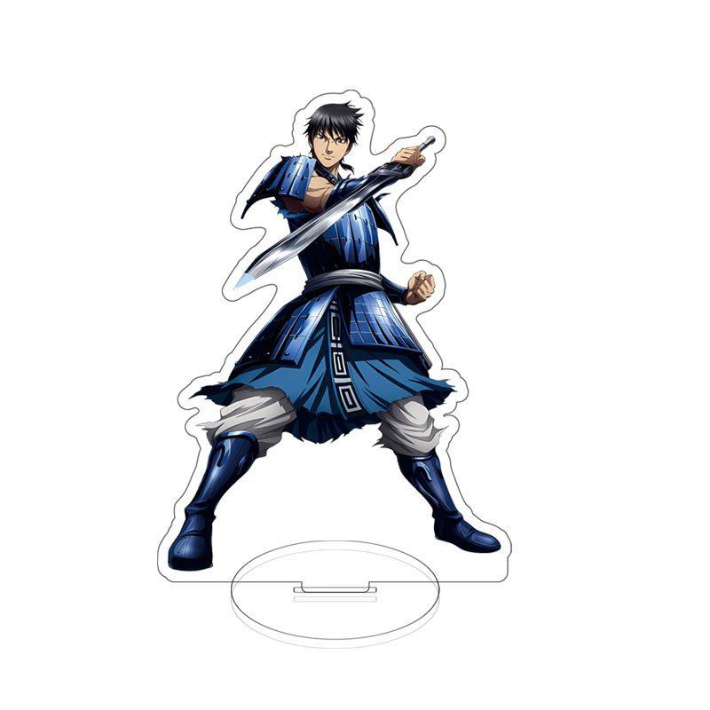 

King Of The World Acrylic Big Standing Brand, Li Xin, Qiang, River Mink Cartoon Animation Ornament Standing Brand *3PCS