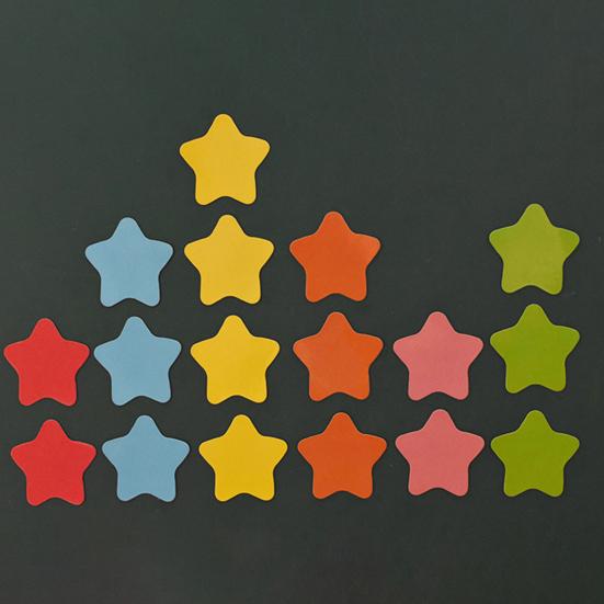 20Pcs/Set Magnetic Sticker Easy To Apply Multifunctional Multicolor Children's Race Stars Whiteboard Magnet Party Supplies
