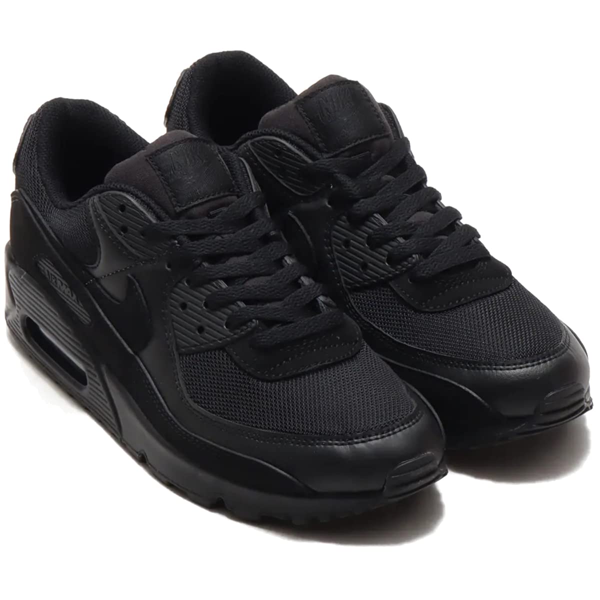 NIKE Air Max 90 AIR MAX 90 Nike Япония Оригинальный продукт Nike Япония [Nike] Черный/Черный/Белый CN8490-003 25.5см