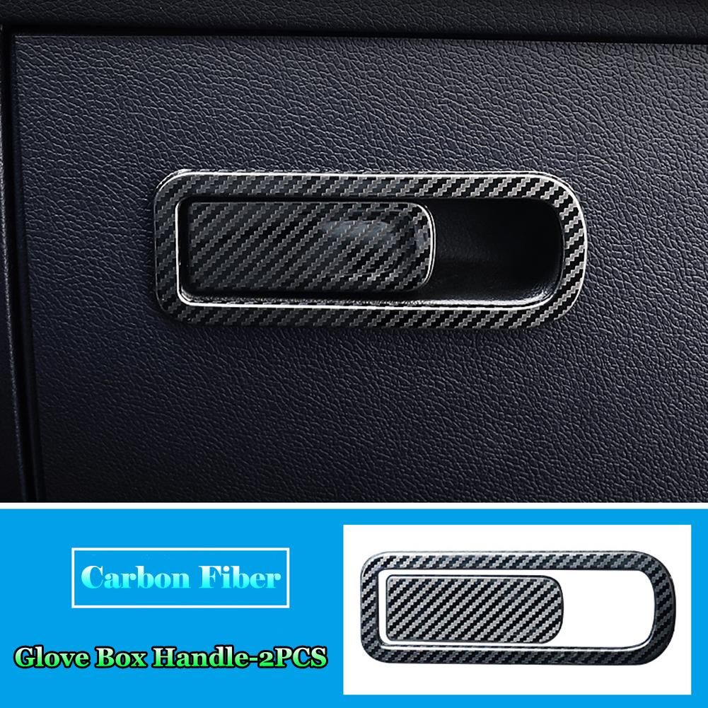 Stainless Steel Car Co-pilot Glove Box Handle Cover Trim For Mercedes Benz A B CLA GLB GLA Class W177 V177 W247 C118 X247 H247