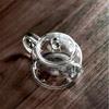 One Person 200ml Heat-resistant Small Glass Teapot With Filter Brewing Flower Green Tea Pot Home Tea Maker Kung Fu Tea Set