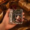 Gift Card Holder for Christmas Tree Cash Ornament, Clear Acrylic Money Holder, Holiday Xmas Hanging Decoration, Funny Ways to Christmas, Birthday