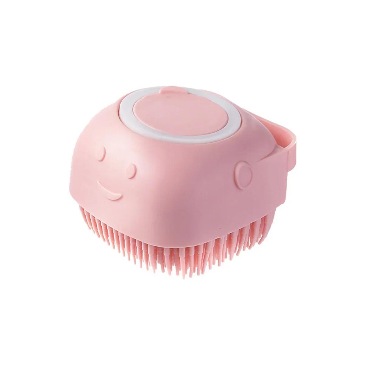 

Pet Bathing Brush Soft Silicone Massager Shower Gel Bathing Brush Clean Tools Comb Dog Cat Cleaning Grooming Supplies