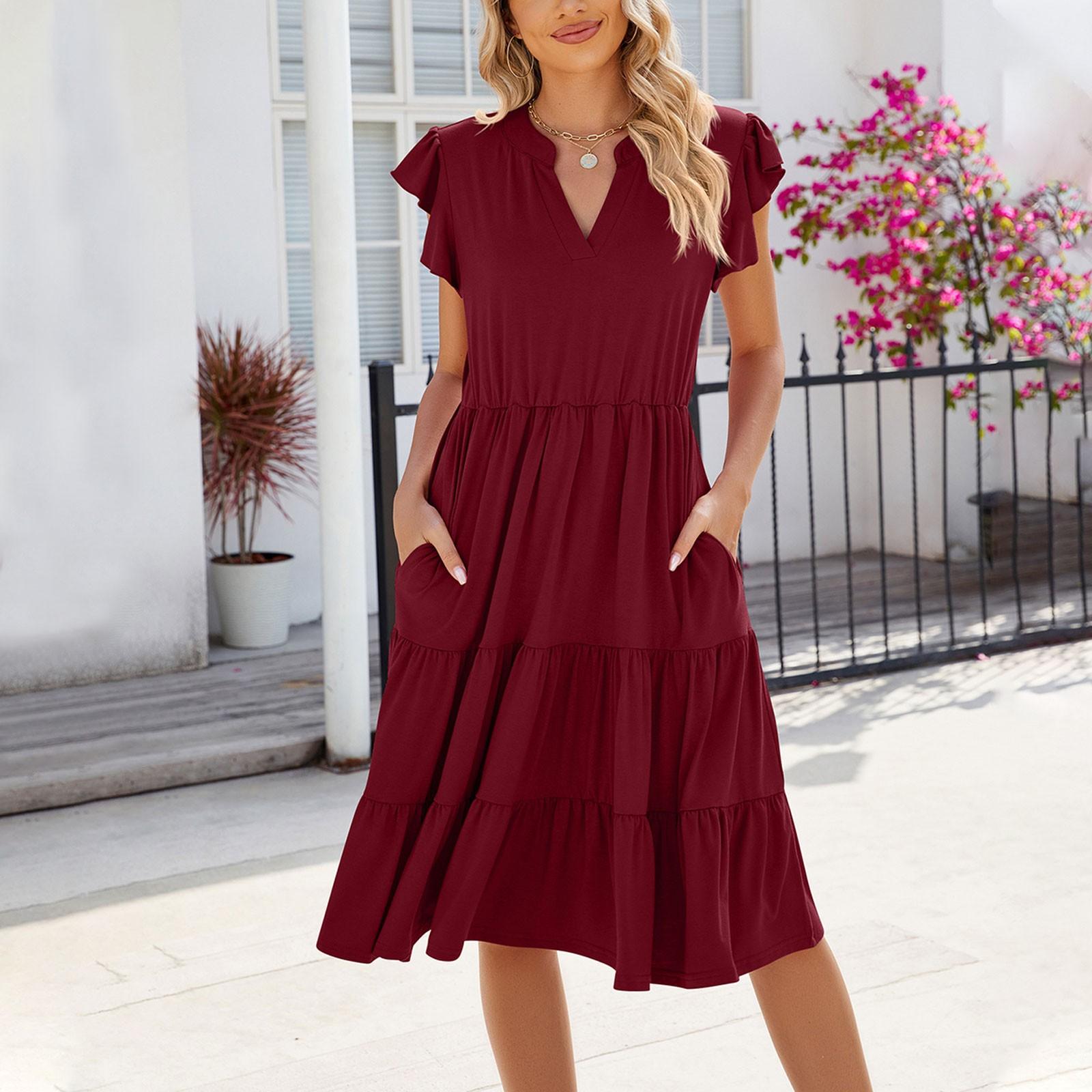 

Женское платье принцессы, сексуальное плиссированное платье с v-образным вырезом на талии и короткими рукавами, карнавальное платье Марди Гра XL винный