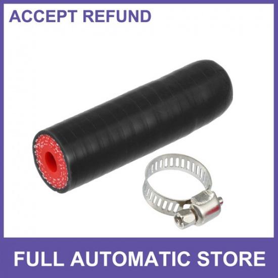 SINGLE Car Silicone Coolant Cap Intake Vacuum Hose End Plug 024  ID Black