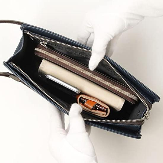 Pouch Spada Navy [TAKEO KIKUCHI] Men's