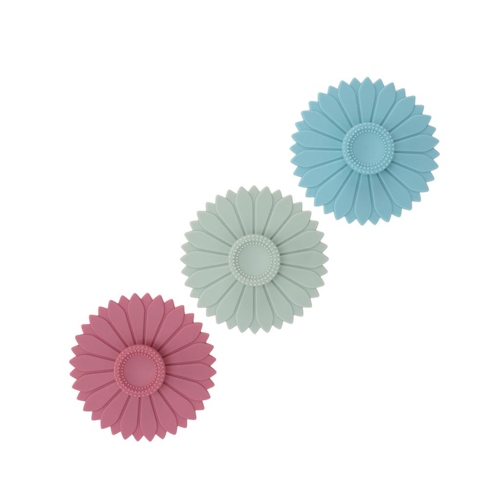 3pcs Silicone Cup Covers Anti Dust Colorful Universal Airtight Seal Reusable Flexible Mug Covers for Office Home