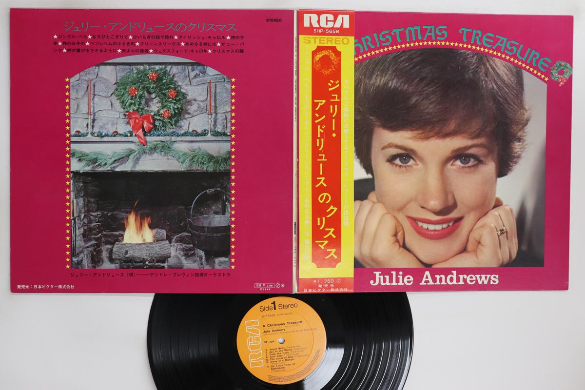 LP Record JULIE ANDREWS Christmas Treasure SHP5658 VICTOR 1967 Japan Obi Jazz Used