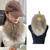 Magnetic Attraction Plush Scarf for Women Winter Warm Neck Warmer  for Outdoors