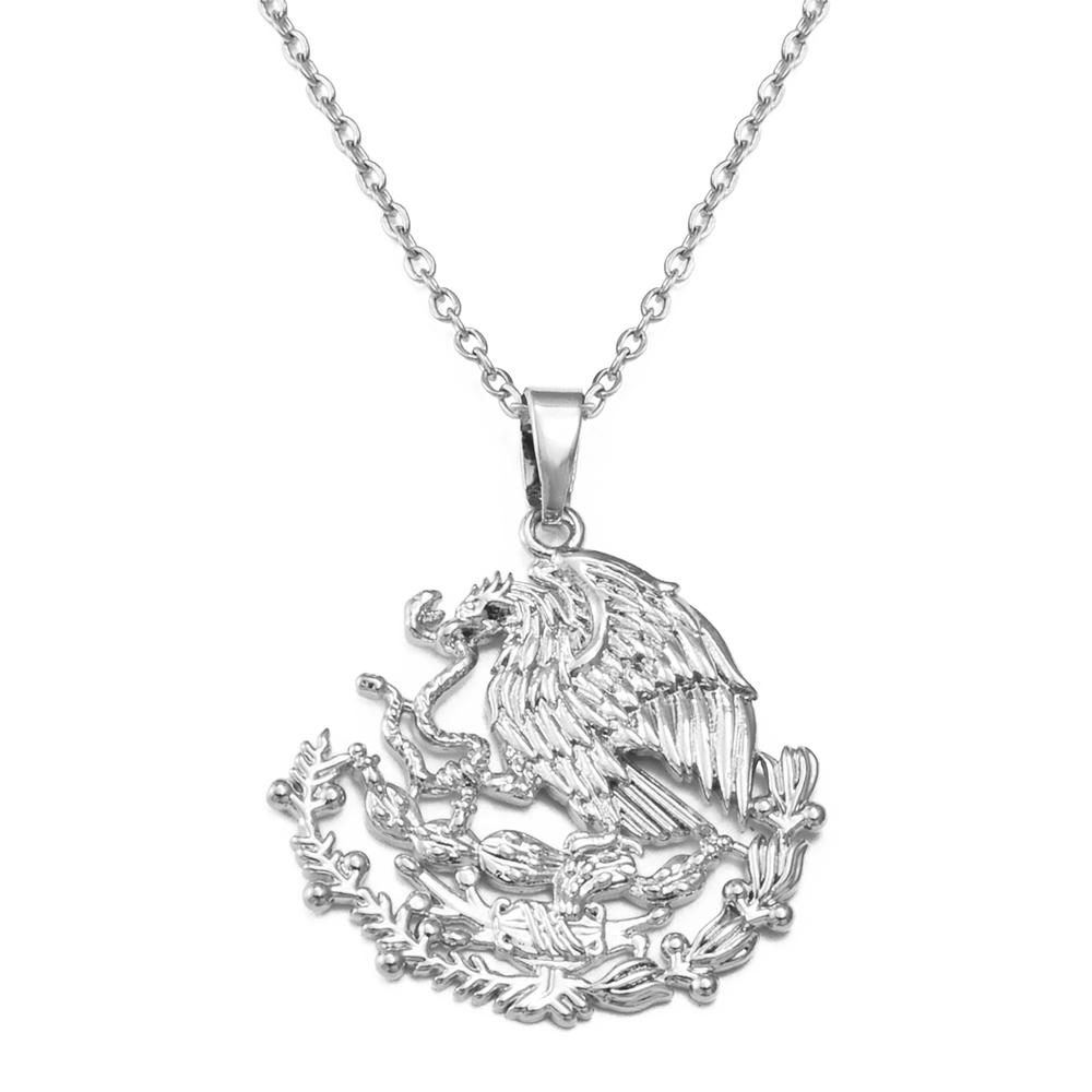 Anniyo Estados Unidos Mexicanos Pendant Necklaces for Women Men United Mexican States Mexico Jewelry #330506 60cm or 23.6 Inches