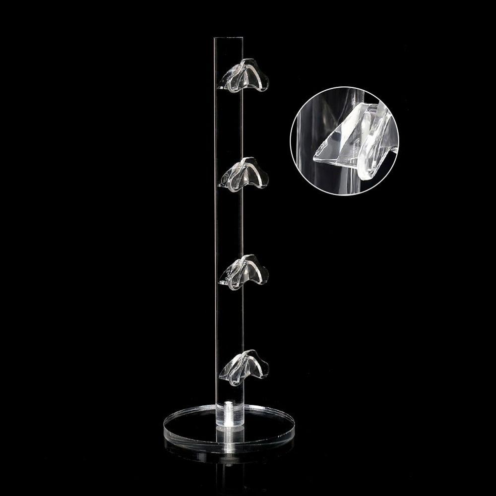 Transparent Eyeglasses Show Stand Multi Layers Glasses Showcase Shelf
