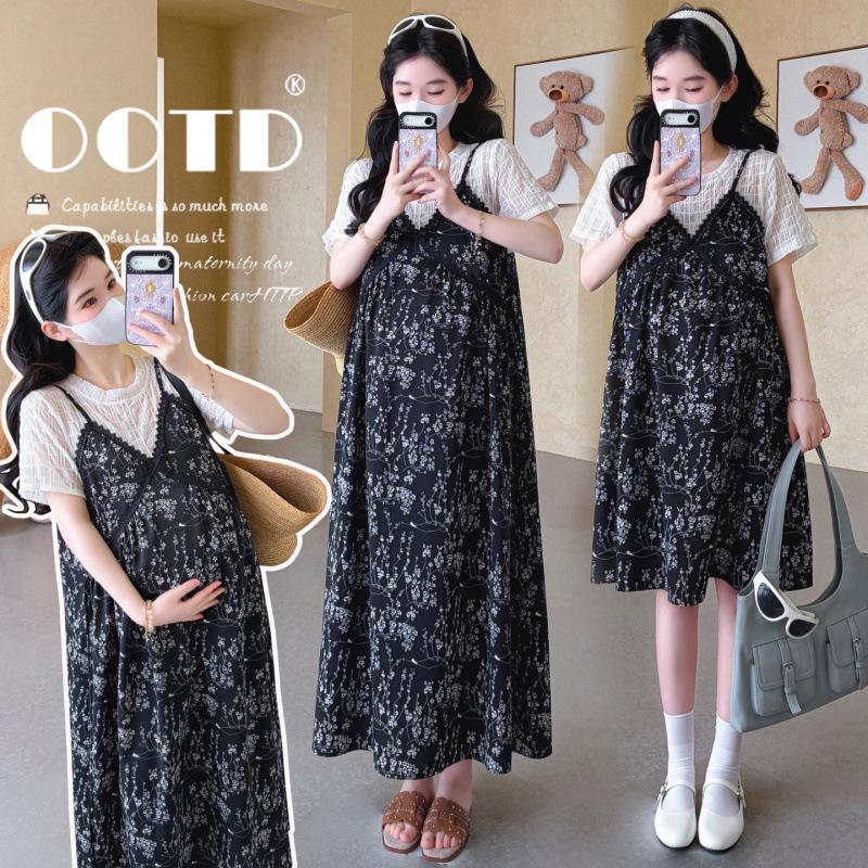 2026 Summer Minimalist Maternity Loose Two-Piece Dress