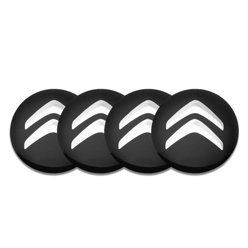 

56mm Car Wheel Stickers Center Hub Cap Car Emblem Badge Decal For Citroen C3 C5 AIRCROSS C5X C4 Cactus PICASSO e-C3 e-C4 C1 DS