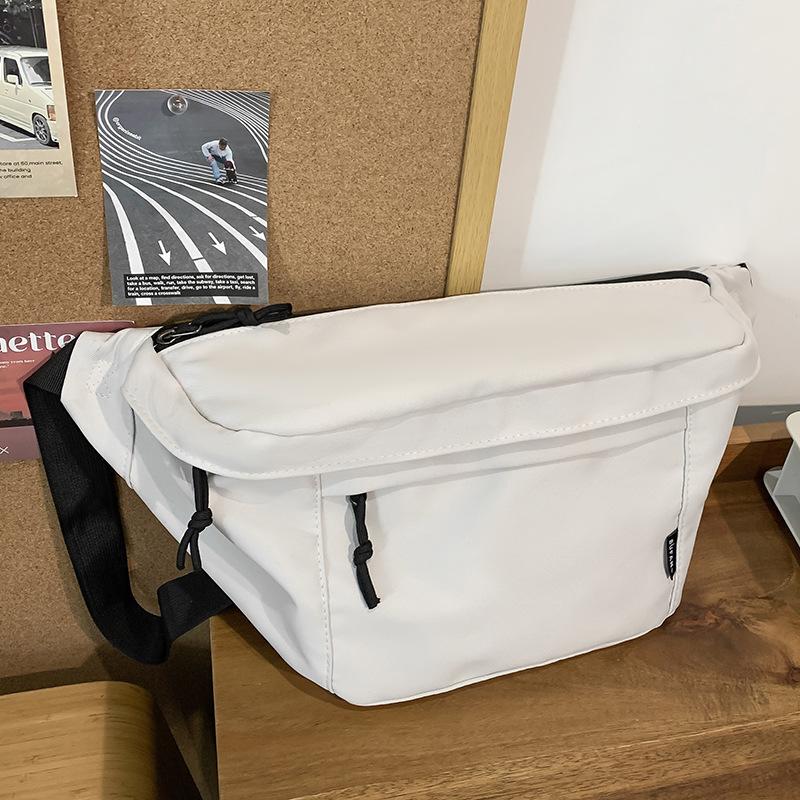 Chest Bag Women's Waist Bag Sports Shoulder Bag Chest Men's Travel Light Bag Splicing One Shoulder Crossbody Bag