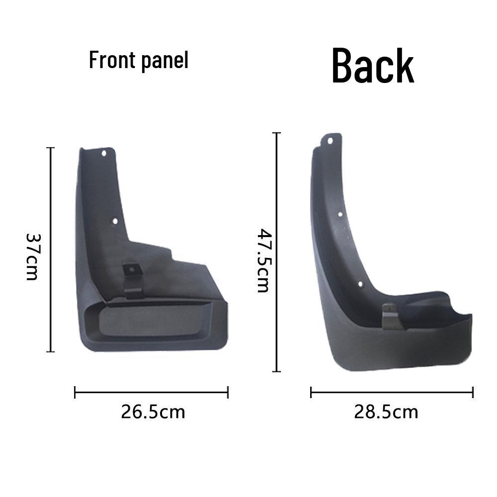 Nissan Patrol Y63 (2023-24) Soft Rubber Tire Mud Flaps