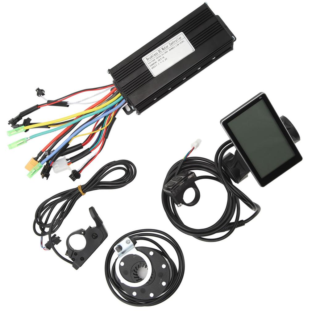 30A Sinewave 3 Modes Motor Controller LCD M5 Display Panel Thumb Throttle Electric Bike Lithium