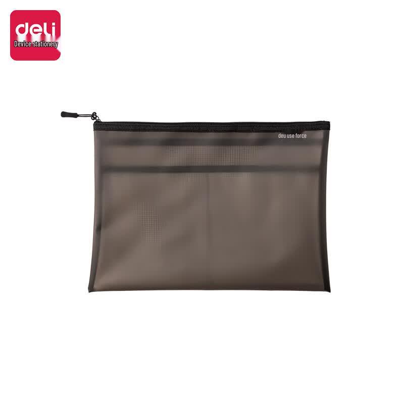 Deli TPU Zipper File Pouch