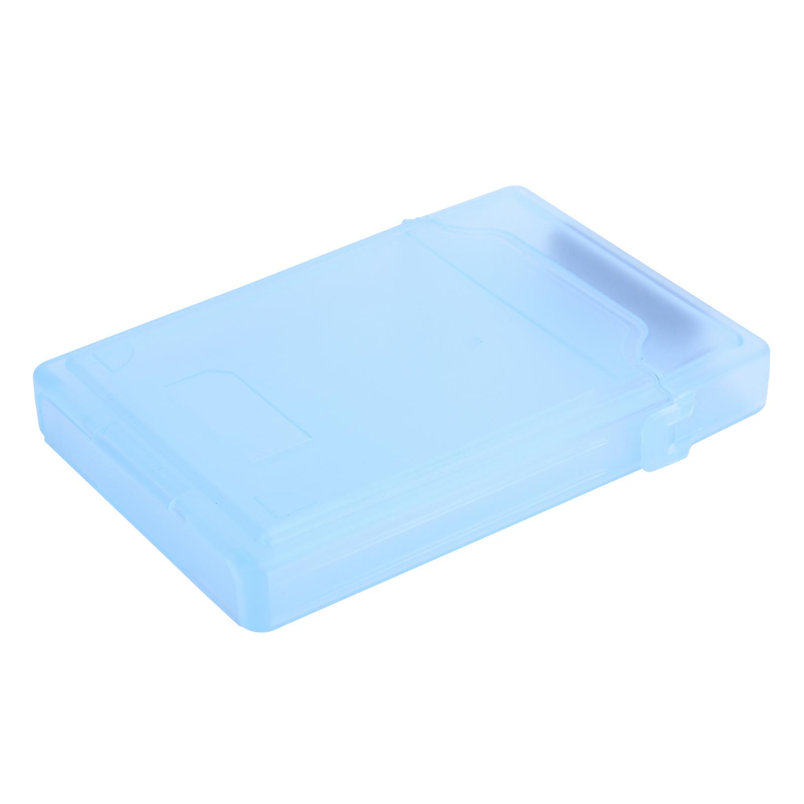 

2.5-дюймовый бокс для хранения жесткого диска, материал ABS, пыле- и антистатический защитный кейс для HDD/SSD(синий ) (Не включая жесткий диск) синий