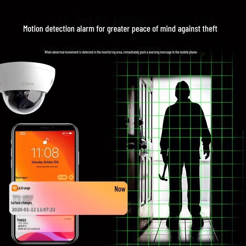 Dahua 2MP Starlight IR Motorized Varifocal Vandal-Resistant Dome Camera CN plug (adapter included)