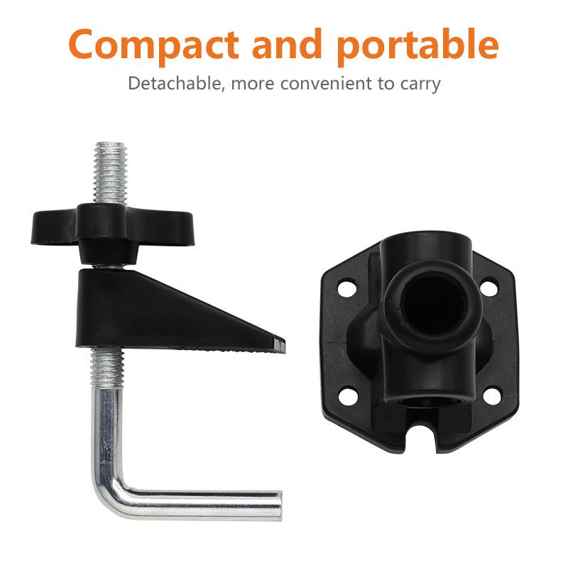 Cantilever Bracket Clamp Non-Slip Universal Bracket Clamp 7 Shape Horse Buckle Clip Metal For Microphone Desk Lamp Mic Stand