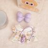 17cm Labubu Baby-Mantel Bunte Kaugummi-Karo Latzhose Labubu Puppe Plüschtier Puppen-Kostüm Baby-Mantel