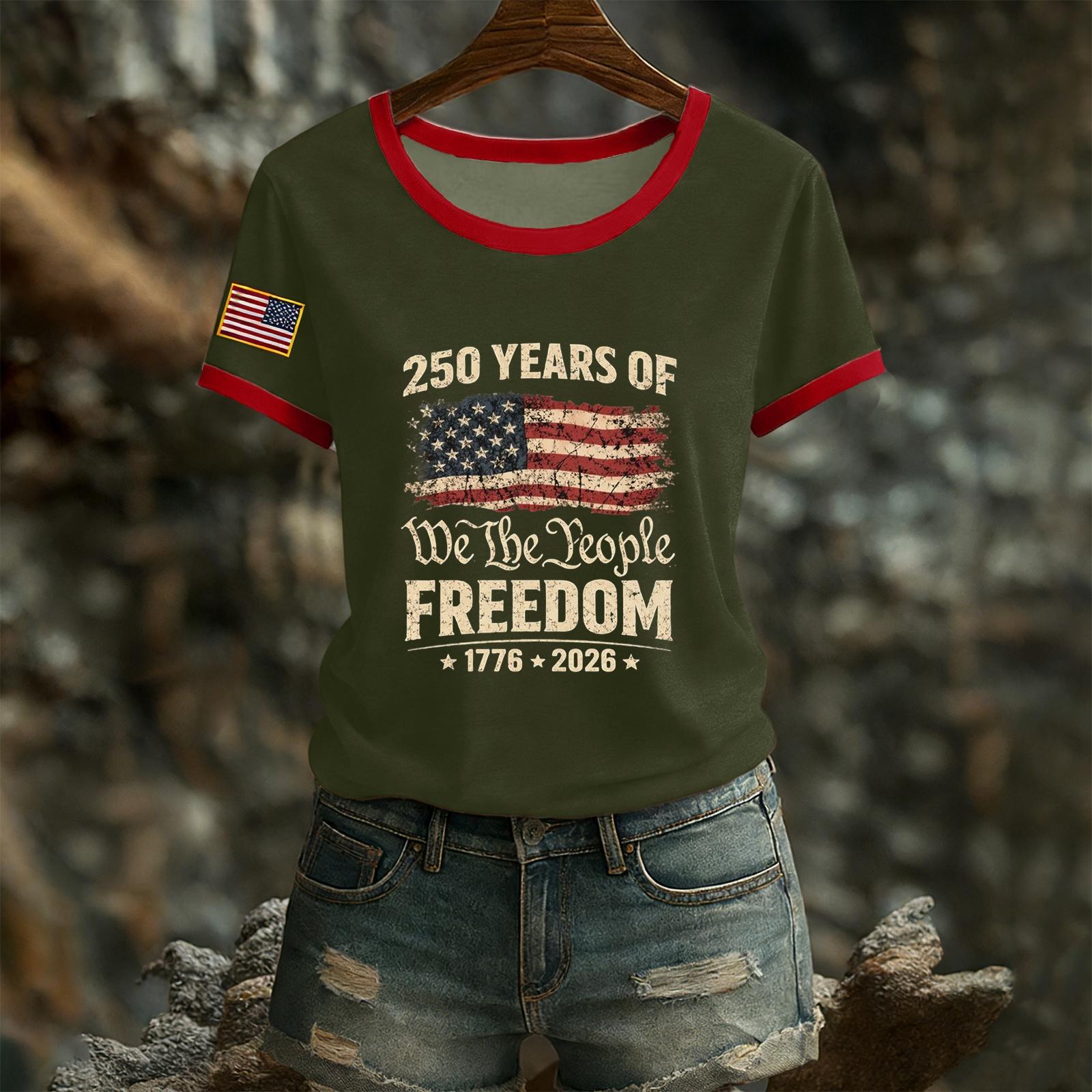 

250 anniversary usa shirt with flag print for women 250th anniversary usa shirt fourth of july shirts for women patriotic shirts for women L армия зеленый