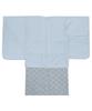 Shichigosan kimono haori and full set dull [KYOETSU] [Kyoetsu] 5-year-old boy's set, hakama, 753, ((02) blue, 5-year-old size)
