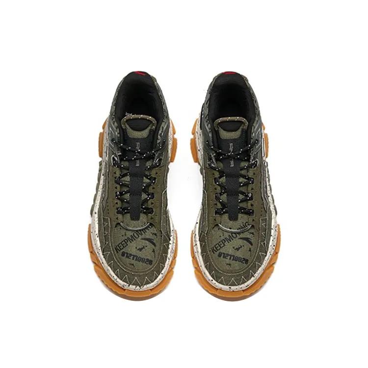 Anta Dieying Low top Skateboard Shoes Men's Green Black (Unisex) Skate Shoes 912218026 2