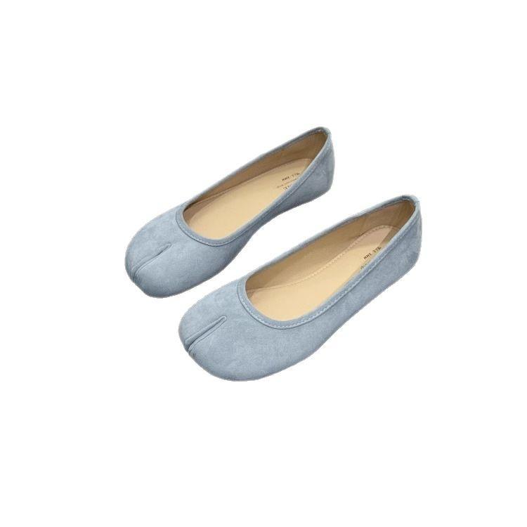 Casual versatile single shoes 2025 summer new niche shallow single shoes women's shoes one-pedal shoes