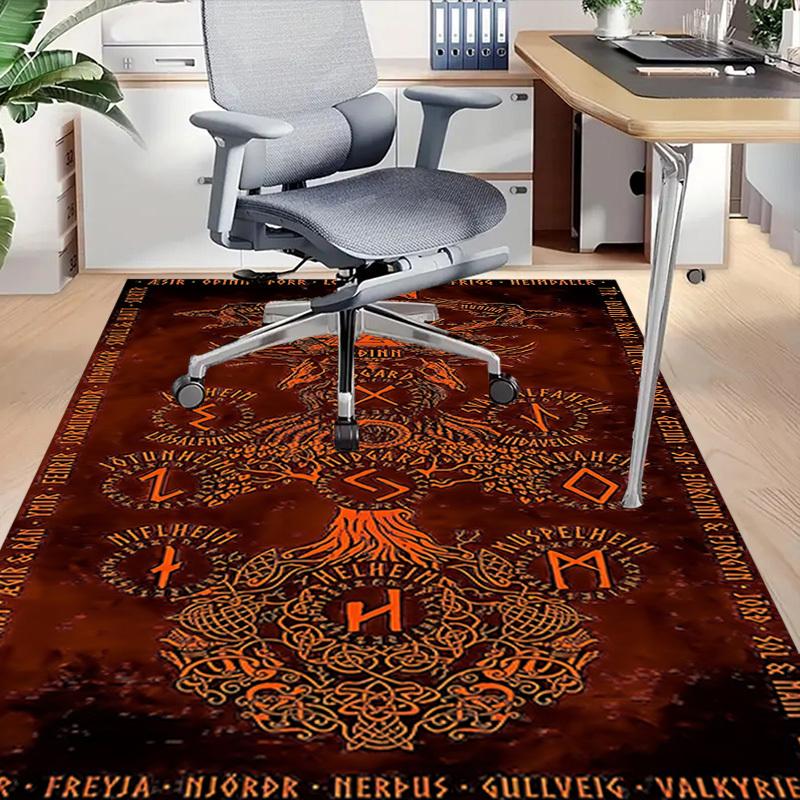 1pc Norse Mythology Carpet, Office Rug Outdoor Mat Home Decor Area Carpet Festival