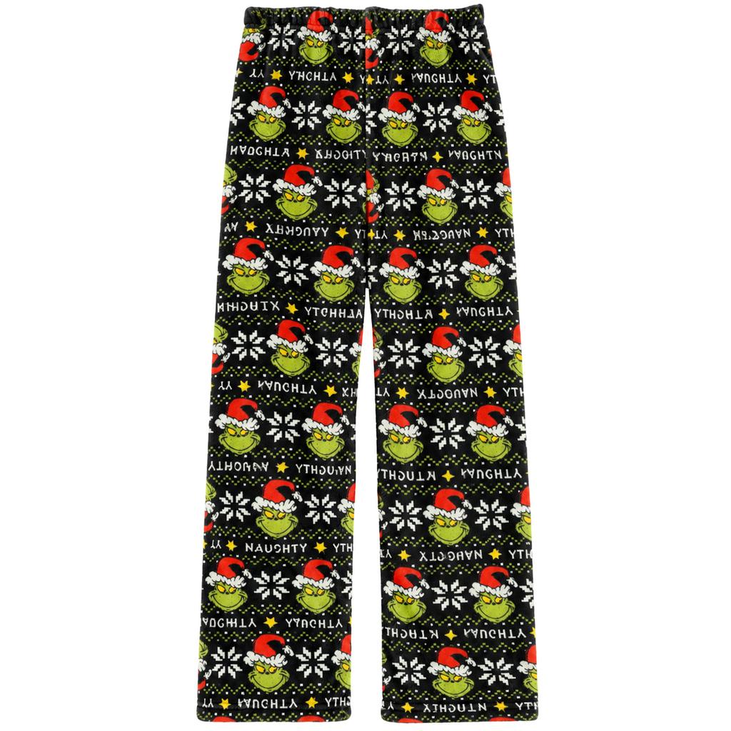 Women's Halloween Straight Leg Flannel Pants for Fall and Winter