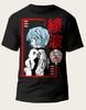 2026 Century Evangelion Classic Ayanami Printed Black Fit Bestseller Super Skin Friendly Large Parent-child T-shirt Camisetas...