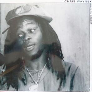 LP Record CHRIS WAYNE - Freedom Street WACKIES2735 Tachyon Records 1987 US Reggae, Ska & Dub Used