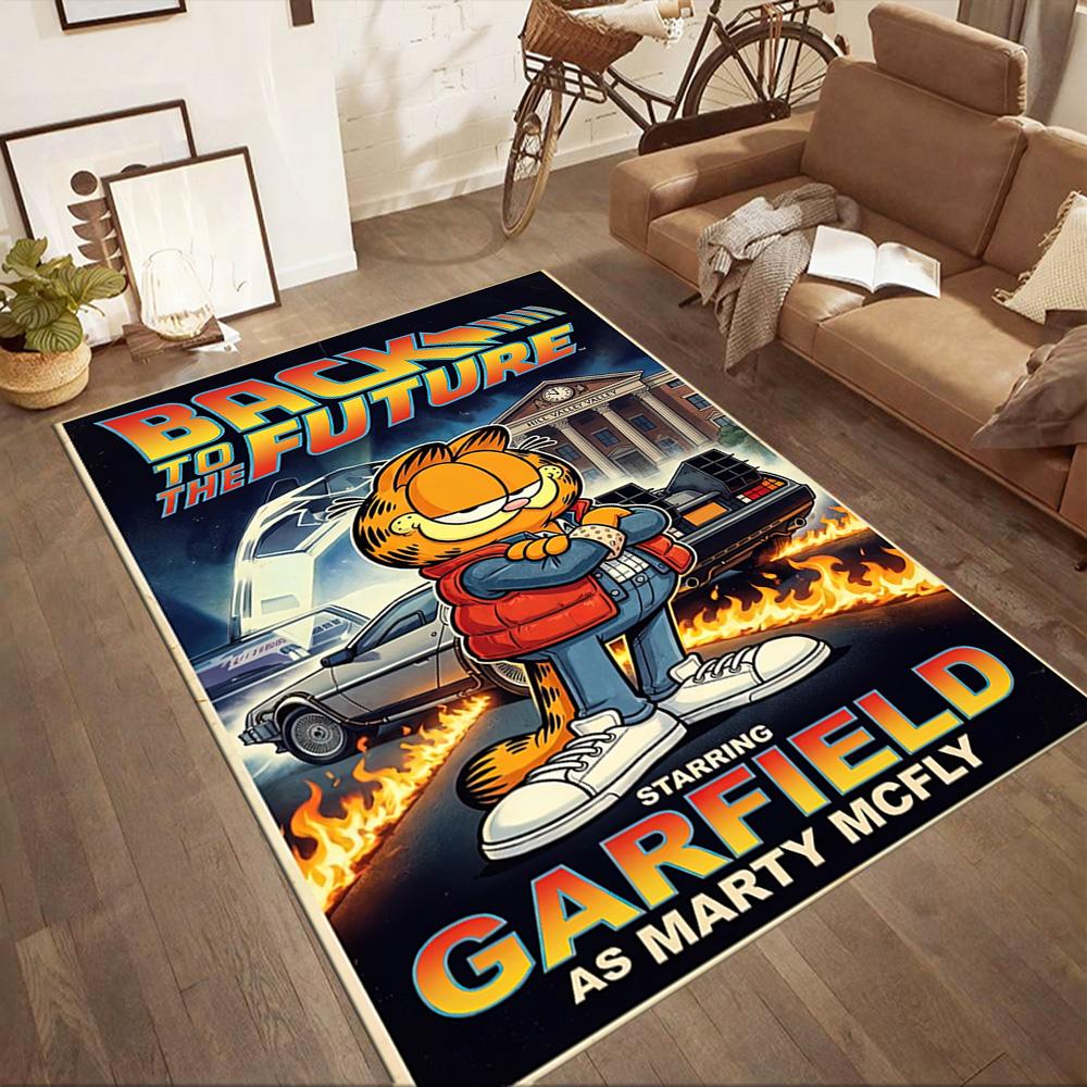 Garfield And Odie S Fun Day Square Rugs Are a Great Choice for Living Rooms, Bedrooms, Home Décor, and As Gifts