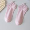 Women's Summer Thin Sweat Absorbing Breathable Moon Boneless Short Tube Socks