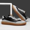 Herren Freizeitschuhe aus echtem Leder Leicht Atmungsaktiv Herren Sneaker Neuer Trend Schnürschuhe Tenis Masculino Luxusmarke Trainer