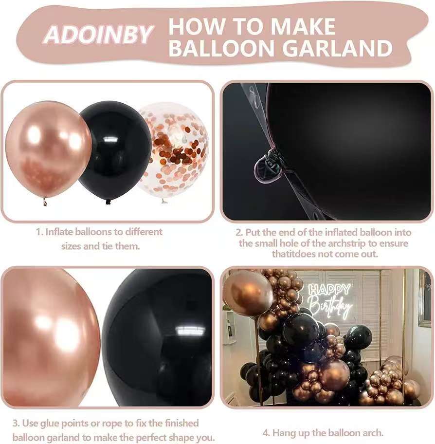 Balloon Set Summer Dopamine Color Scheme Balloon Color Latex Scene Arrangement Balloon Set