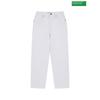Benetton High Waist Straight Denim Pants 3s 4lyx575c3