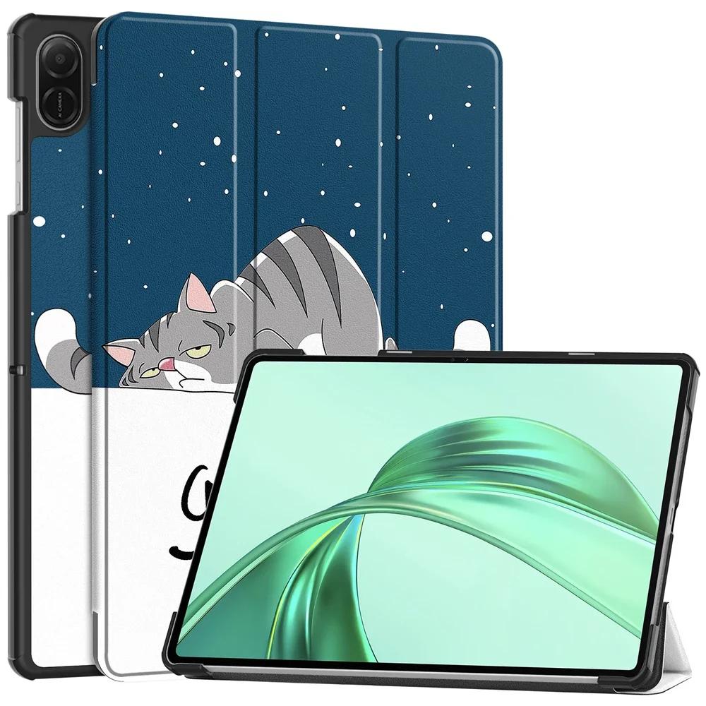 Smart Case für Huawei Honor Pad X8 Hülle 10,1 Zoll X8a 11 Zoll Dreifach faltbare Tablet-Hülle mit Klappständer für HONOR Pad X8 pro 11,5 Zoll