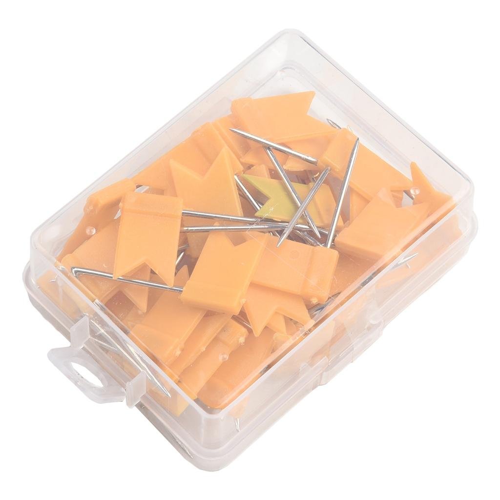 Bulletin Board Message Paper Fixing Pins Tacks Portable And Convenient