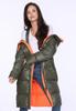 WOMEN' WINTER DOWN COAT WITH SUSPENSIONS