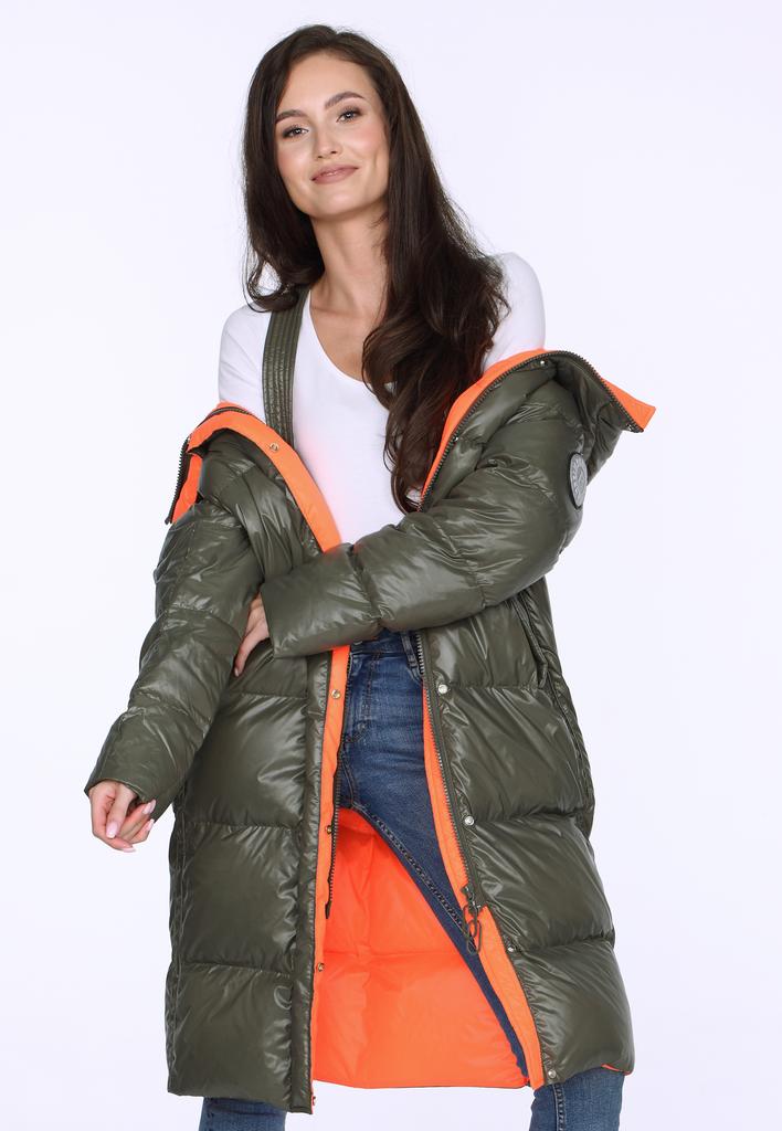 WOMEN' WINTER DOWN COAT WITH SUSPENSIONS