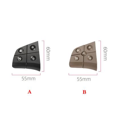 Botones de interruptor de volante multifunción para coche, llave de control de teléfono para Mercedes Benz W164 W245 W251 ML GL BR Clase 300 350