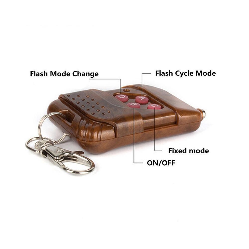 4 In 1 Led Eagle Eye Flashing Warning Light With Remote Control Car Lights Strobe Signal Lamp Drl Daytime COB Hawkeye Lights 12V