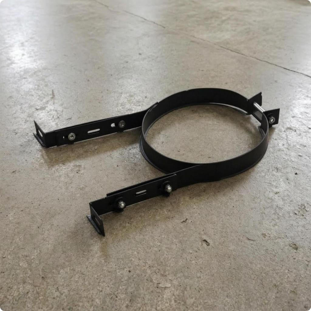 Heater Flue Fixing Bracket Adjustable Hardware Rigid for Installers
